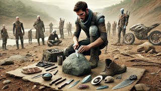 The Board Removed All Cutting Tools — Human Sharpened Rocks, Shells, Ice, and Even His Own Boot Buck