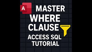 Microsoft Access SQL WHERE Clause Examples | Real Query Filtering Scenarios