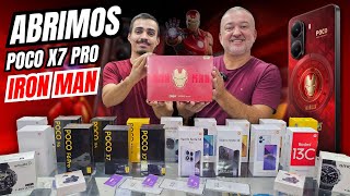 ABRIMOS A CAIXA DO POCO X7 PRO EDIÇÃO IRON MAN E TIVEMOS UMA SURPRESA!!!