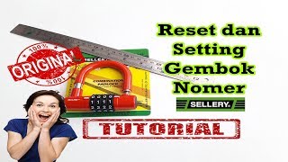 #HUMIJAYATECH - Cara Reset dan Setting Gembok 22-349 Sellery