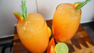 How To Make The Most Refreshing Papaya Juice With Ginger Lime \u0026 Lemon | Papaya Juice Recipe