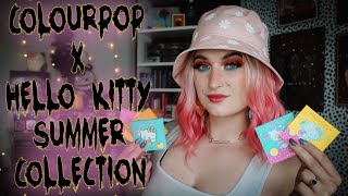 Colourpop x Hello Kitty Tropical Escape Collection | Tutorial + Swatches