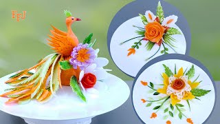 Very Creative Arts on Vegetable Crafts as Salad Decorations
