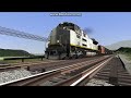 ts2013 a primer sd70ace on some ballast loads