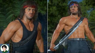 Mortal Kombat 11 - Rambo Vs Rambo (Mirror Match) - All Intros Dialogues