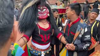 Nuwakot Lakhe Dance at Patan (Mangal Bazaar)