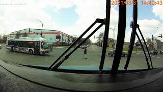 Chicago Man Versus City Bus