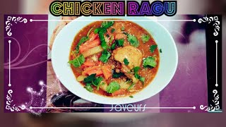 Chicken Ragu(Kulambu)in tamil | Chicken Ragu | Ragoût de poulet |Subtitles: FR/EN