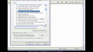 Beginner's Javascript Closed Captioned- Setting Up IE 7 to Display Javascript Errors