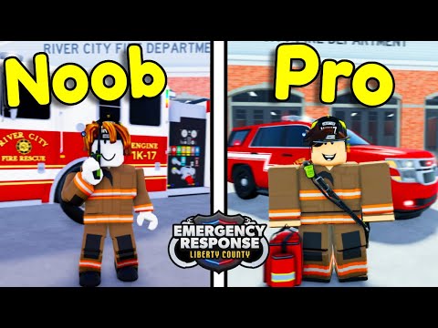 Types of FIREFIGHTERS in Liberty County! ER:LC Roblox