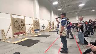 Hatchet competition at World Axe Throwing Championship 2022