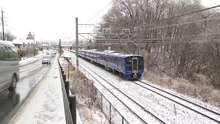 架線凍結10キロ…寒さで解けず運休続く　しなの鉄道　軽井沢～小諸　あす午後2時再開予定