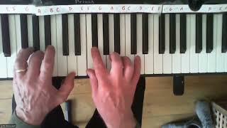 how to play reggae piano: one love