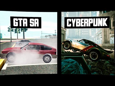 Физика GTA San Andreas лучше чем в Cyberpunk 2077