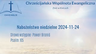 2024 11 24 CHWE Kielce Paweł Broniś Psalm 105