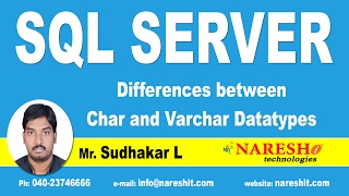 Differences between Char and Varchar Datatypes | MSSQL Training