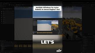 Boost Your Level Design Workflow with Actor Palette's Multi-Window! 🛠️ #leveldesign #unrealengine