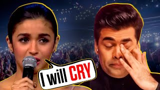 Alia Bhatt's EMOTIONAL speech for Karan Johar makes him teary-eyed | Filmfare