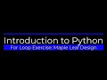 Python Turtle Graphics Maple Leaf Design Exercise