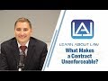 When is a Contract Unenforceable? | Learn About Law