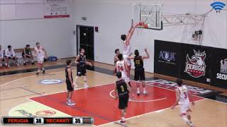 Highlights Perugia Basket vs. Pallacanestro Recanati - Campionato Serie C Silver Umbria-Marche