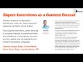 Expert Interviews