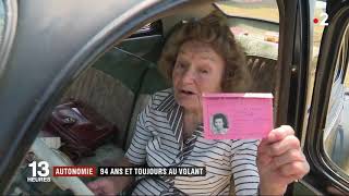 Sujet JRI pour le 13h de France 2, Yvonne 94 ans et sa 203 !