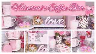 Decorate with Me | Valentine's Coffee Bar