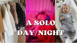 [Solo day/night] first time alone with both kids nighttime routine