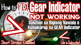 How to FIX or Check Neutral or TOP Gear Indicator Not Working or Malfunction Suzuki Raider 150