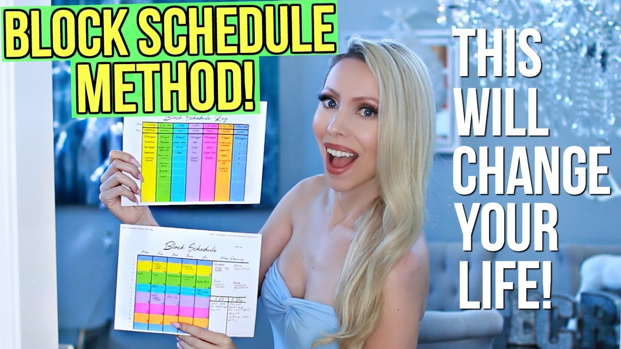 Game-Changing Productivity Method! The Block Schedule System - YouTube