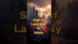 5 Sign's of Last Day in Islam 🤔 #shortvideo #allah #quran #islamic #lastday