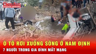 Hiện trường thương tâm vụ xe ô tô lao xuống sông ở Nam Định, 7 người cùng gia đình thiệt mạng