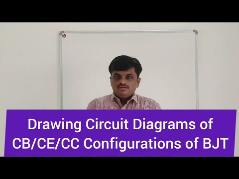 Drawing Circuit Diagrams Of CB/CE/CC Configurations Of BJT - YouTube