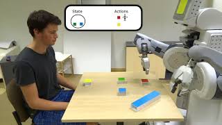 Building a Bridge with a Robot: A System for Collaborative On-table Task Execution