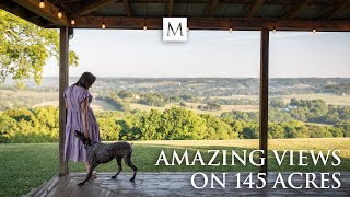 Beautiful views in the Tennessee hills | log cabin on 145 acres