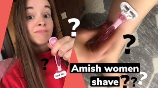 Do Amish women shave “1-2 and 3?”