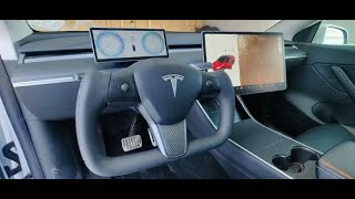 EVBASE Yoke install and review/First impression Good quality @TeslaHo #tesla