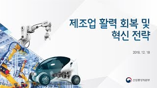 [2019 산업통상자원부 업무계획 - PPT 모션영상] 제조업 활력 회복 및 혁신 전략