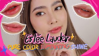 รีวิว+สวอช Estée Lauder Pure Color Illuminating Shine จัดเต็ม 10สี+สีแนะนำ | Ruk.sherene