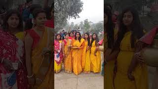 শাড়ি পরে কেমন লাগছে আমার দিদিদের#minivlog#short#wedding#viralvideo#bangali