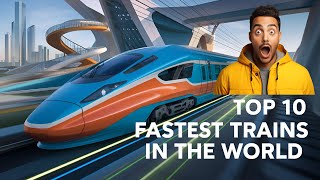 Top 10 Fastest Trains in the World | High-Speed Rail Technology #FastestTrains #HighSpeedRail #train