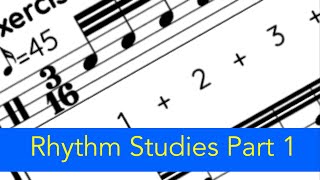 EP0197 - 3/16 Rhythm reading practice without ties or rests (Part 1) - clap and count rhythms