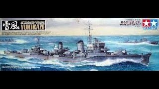 Tamiya 1/350 Japanese Destroyer Yukikaze