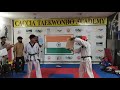 Taekwondo breaking jump move dolochagi kick CTA...