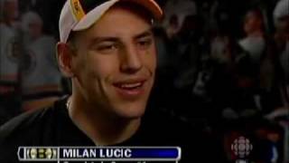 milan lucic interview 2009 apr 19 CBC