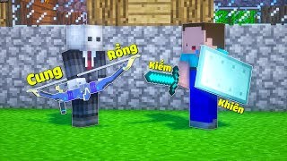 CHẾ TẠO THÀNH CÔNG CUNG RỒNG KIM CƯƠNG SIÊU VIP TRONG MINECRAFT | Thử Thách SlenderMan