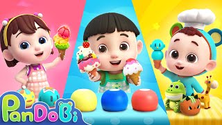 The Colors Song (Ice Cream Version) | Learn Colors + More Nursery Rhymes & Kids Song - Pandobi
