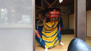 比井祭り　西組　令和5　獅子舞