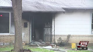 Video: Fire damages two homes on Dresden Drive